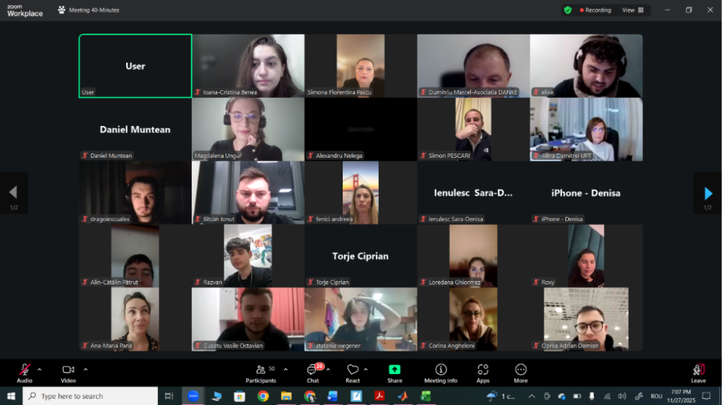 „Strategii de Învățare Eficientă” – atelier de consiliere vocațională 27 noiembrie 2025